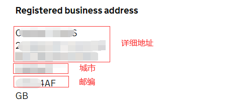 英国VAT税号查询结果为税务代理地址
